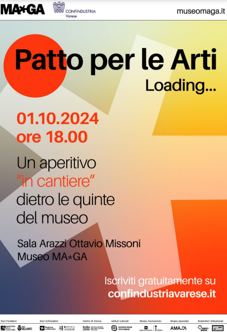 “Patto per le Arti loading…”: un evento per accompagnare le imprese dietro le quinte delle mostre in allestimento al Museo MA*GA