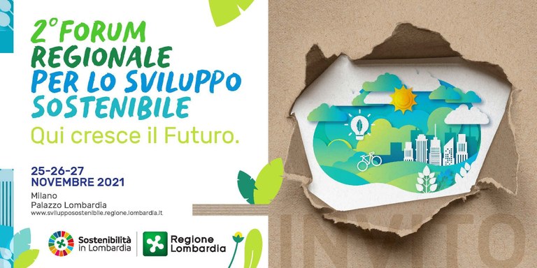 2° Forum regionale per lo sviluppo sostenibile - Qui cresce il futuro