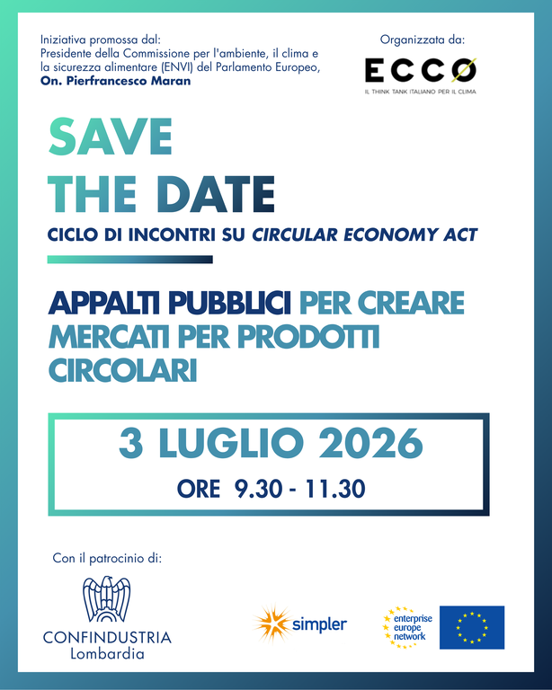 Appalti pubblici per creare mercati per prodotti circolari