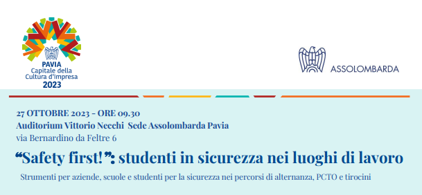 "Safety first!": studenti in sicurezza nei luoghi di lavoro