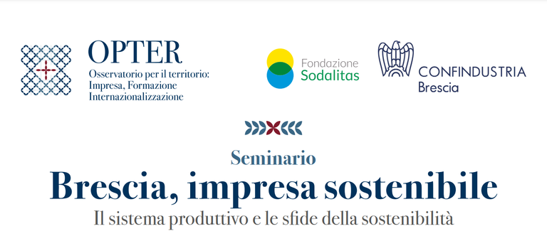 Brescia, impresa sostenibile - Il sistema produttivo e le sfide della sostenibilità