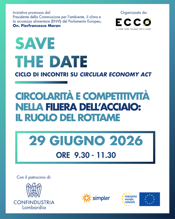 Circolarità e competitività nella filiera dell'acciaio: il ruolo del rottame