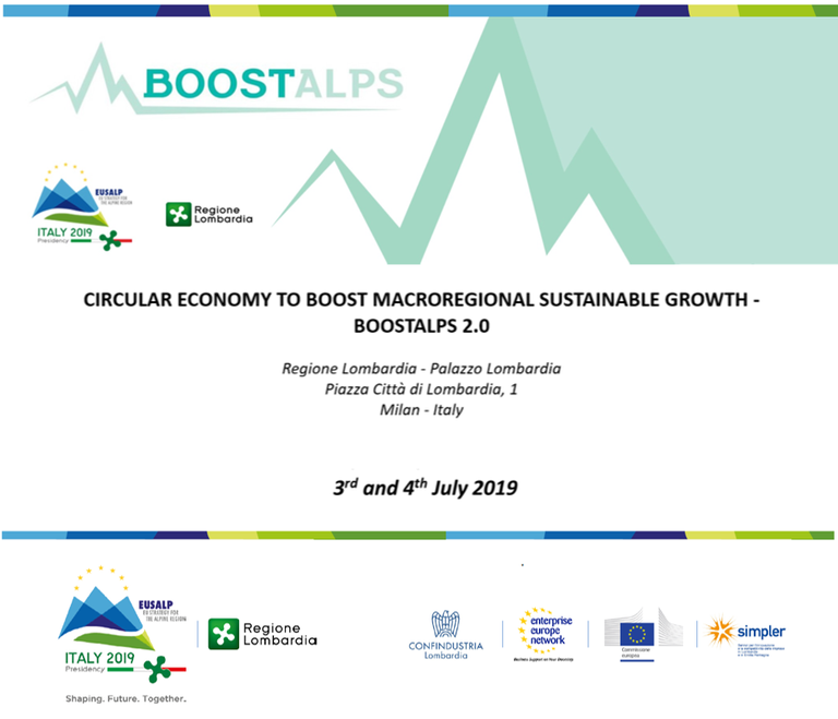 Circular economy to boost macroregional sustainable growth - BOOSTALPS 2.0