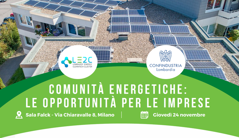 Comunità energetiche: le opportunità per le imprese