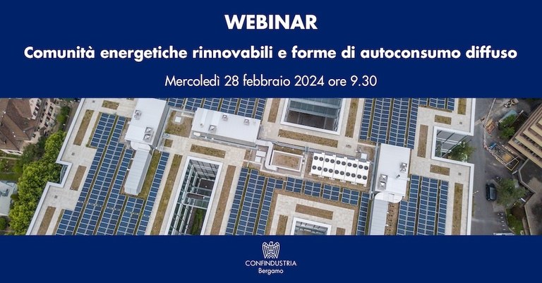 Comunità energetiche rinnovabili e forme di autoconsumo diffuso