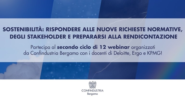 Sostenibilità: rispondere alle nuove richieste normative, degli stakeholder e prepararsi alla rendicontazione