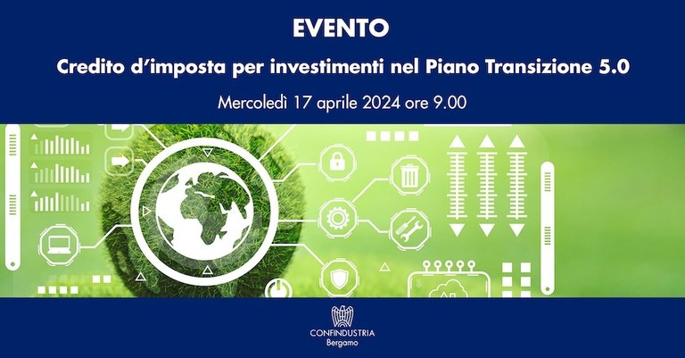 Credito d'imposta per investimenti nel Piano Transizione 5.0