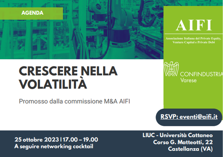 Convegno di Aifi e Confindustria Varese: “Crescere nella volatilità”