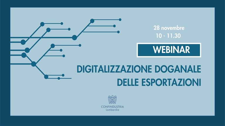 Digitalizzazione doganale delle esportazioni