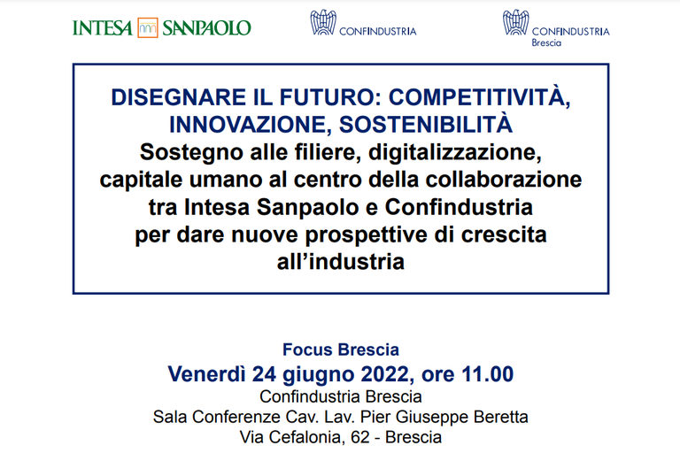 Disegnare il futuro - Competitività, Innovazione, Sostenibilità