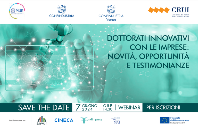 Dottorati innovativi con le imprese: novità, opportunità e testimonianze