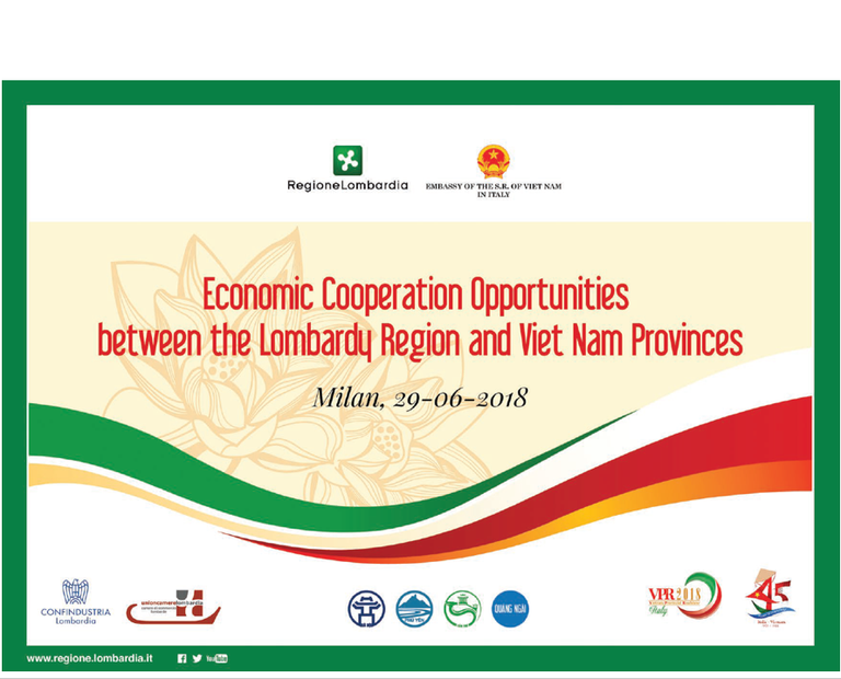 Economic Cooperation Opportunities between the Lombardy Region and Viet Nam Provinces