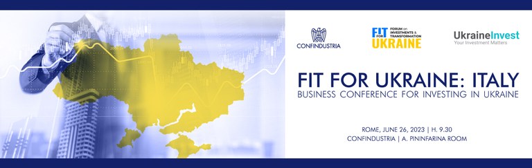 Fit for Ukraine: Italy. Business conference for investing in Ukraine