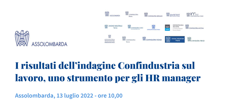 I risultati dell’indagine Confindustria sul lavoro, uno strumento per gli HR manager