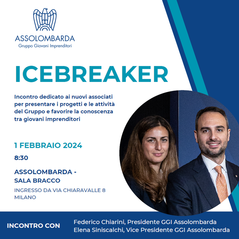 Icebreaker - 1 febbraio Milano