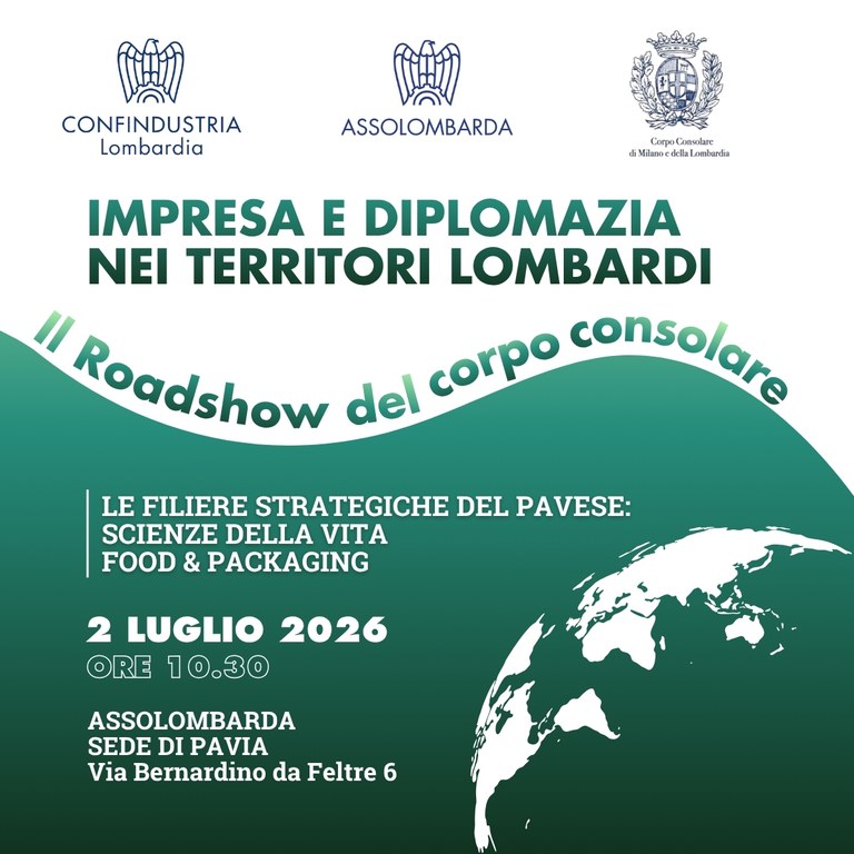 Impresa e diplomazia nei territori lombardi: le filiere strategiche del pavese