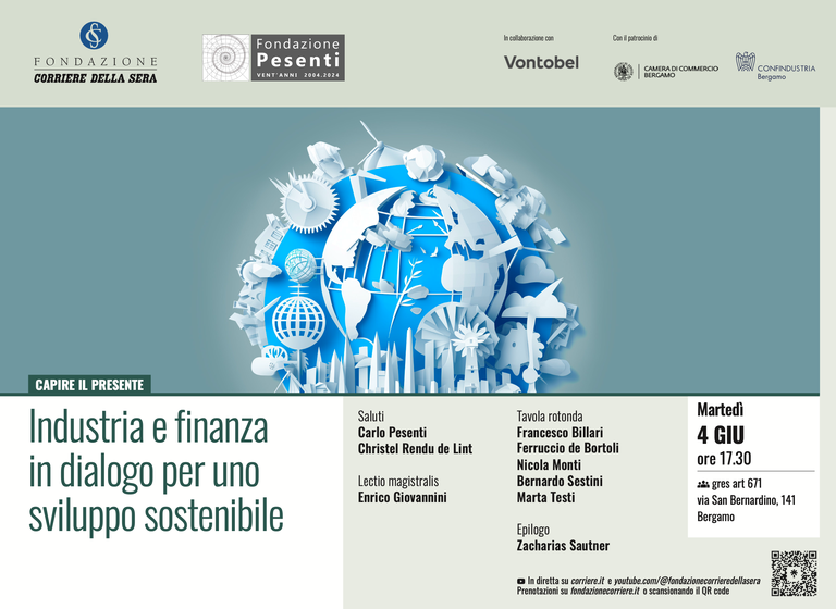 Industria e finanza in dialogo per uno sviluppo sostenibile