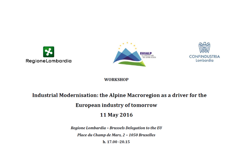 Workshop Eusalp: Industrial Modernisation