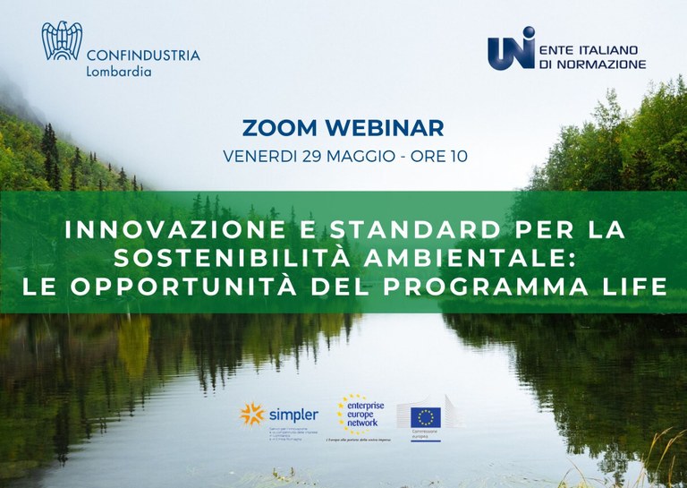 Innovazione e standard per la sostenibilità ambientale: le opportunità del programma LIFE