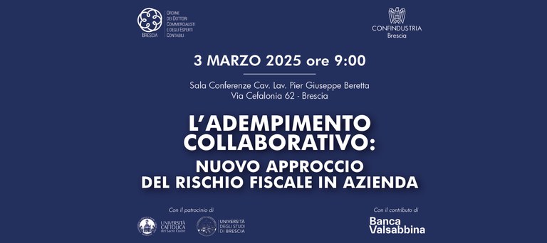 L' adempimento collaborativo: nuovo approccio del rischio fiscale in azienda