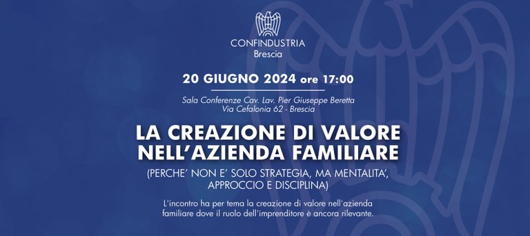 La creazione di valore nell'azienda familiare