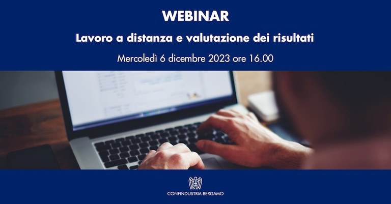 Lavoro a distanza e valutazione dei risultati