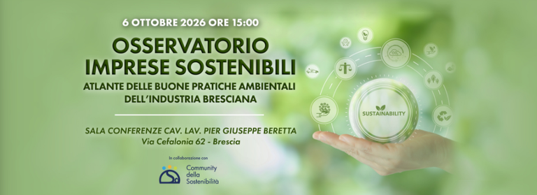 Osservatorio imprese sostenibili - Atlante delle buone pratiche ambientali nell’industria bresciana