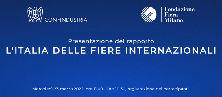 Presentazione del rapporto "L'Italia delle fiere internazionali"