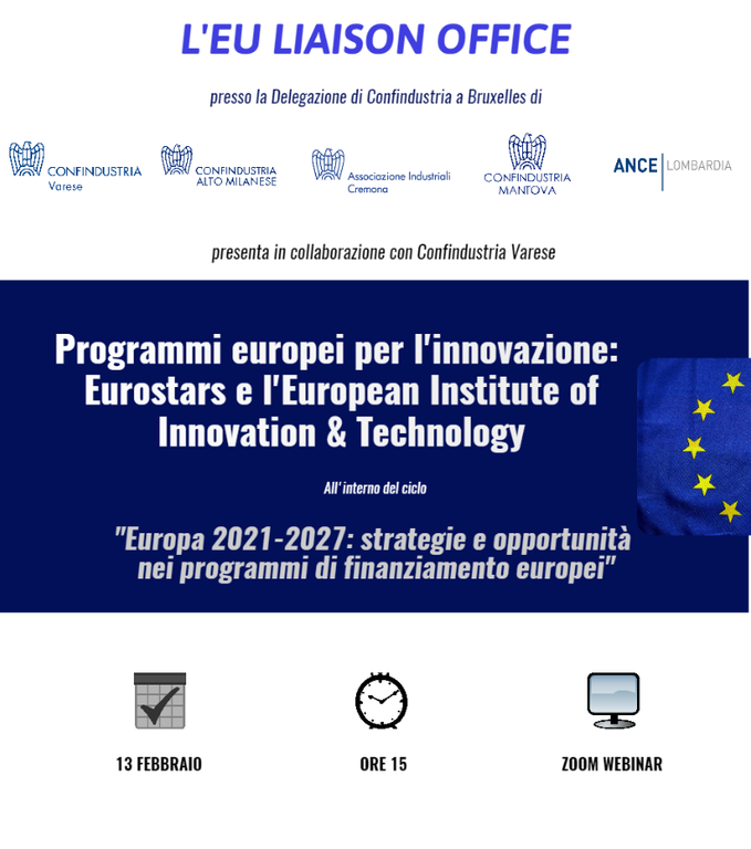 Programmi europei per l’innovazione: Eurostars e l’European Institute of Innovation & Technology
