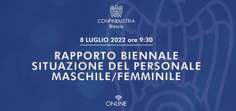 Rapporto biennale situazione del personale maschile/femminile