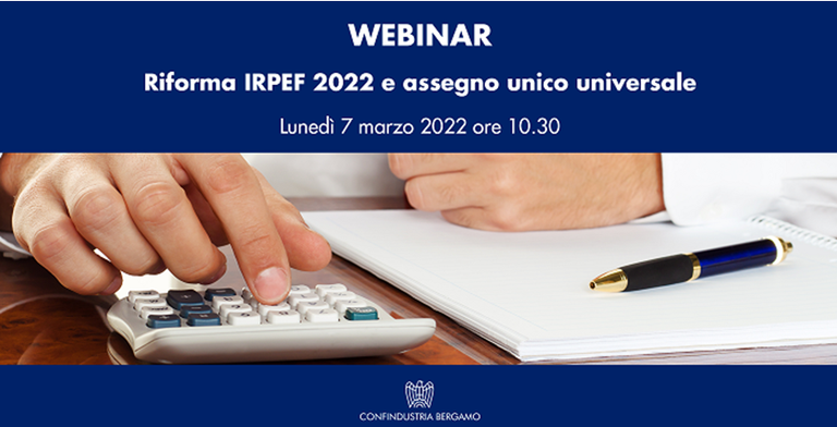 Riforma IRPEF 2022 e assegno unico universale