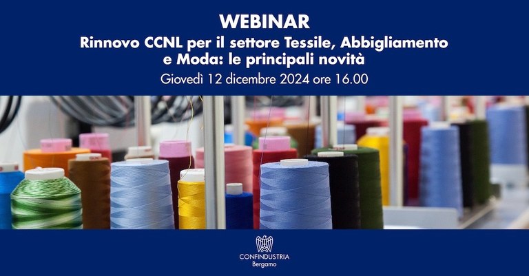 Rinnovo CCNL per il settore Tessile, Abbigliamento e Moda: le principali novità