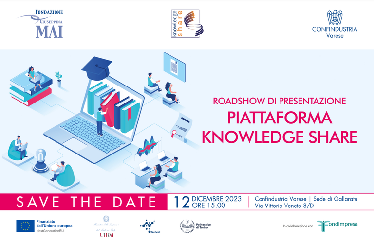 Roadshow di presentazione piattaforma Knowledge Share