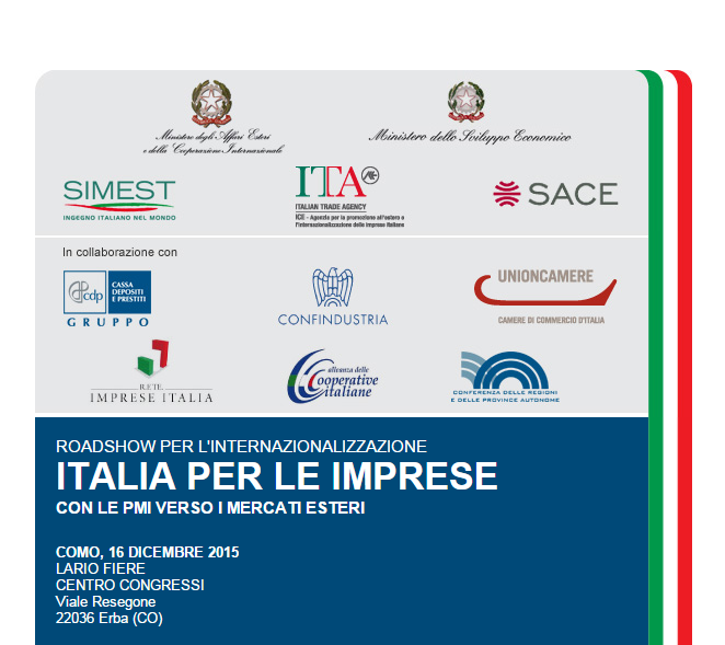 Roadshow Italia per le Imprese