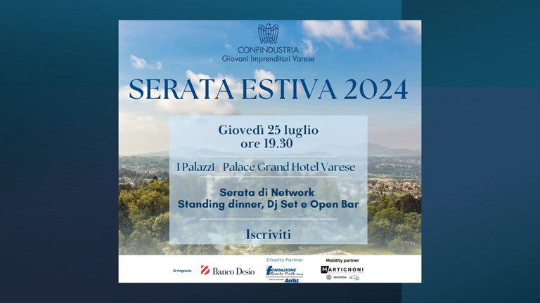 Serata Estiva 2024 Gruppo Giovani Imprenditori