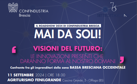 Visioni del Futuro. Le innovazioni presenti che daranno forma al nostro domani - Evento dedicato alle Aziende della zona Bassa Bresciana Occidentale