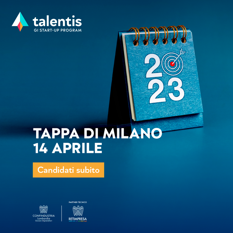 Talentis – GI Startup Program - Tappa di Milano