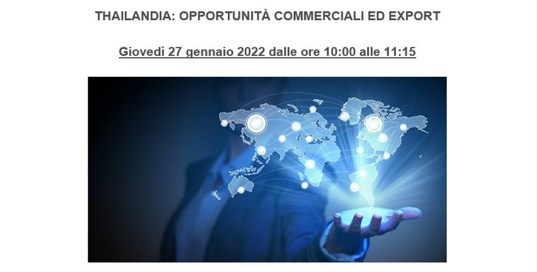 Thailandia: opportunità commerciali ed export