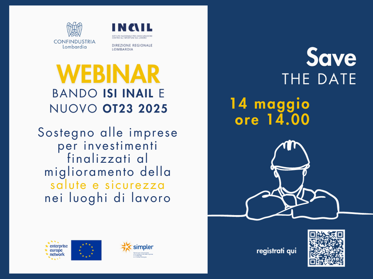  Webinar bando ISI INAIL e nuovo OT23 2025