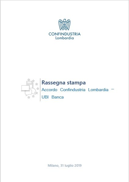 Accordo Confindustria Lombardia - UBI Banca 