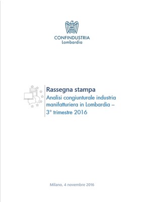 Analisi Congiunturale dell’Industria manifatturiera in Lombardia