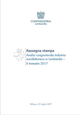 Analisi Congiunturale dell’Industria manifatturiera in Lombardia 