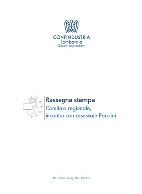 Comitato GI, incontro con assessore Parolini