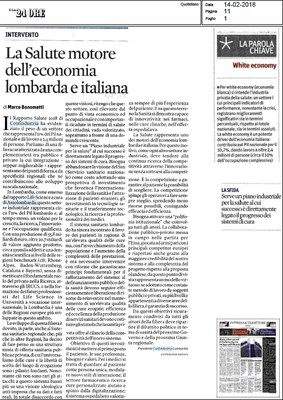 La Salute motore dell'economia lombarda e italiana