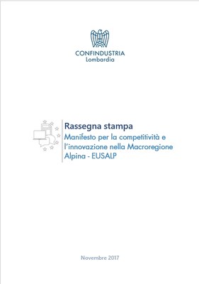 Manifesto per la competitività e l'innovazione nella Macroregione Alpina