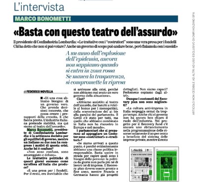 'Se la politica vuole continuare con questo teatrino dell’assurdo meglio andare a votare'