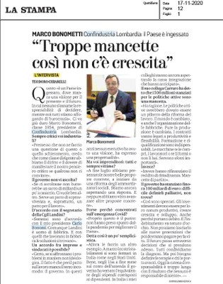 "Troppe mancette così non c'è crescita"