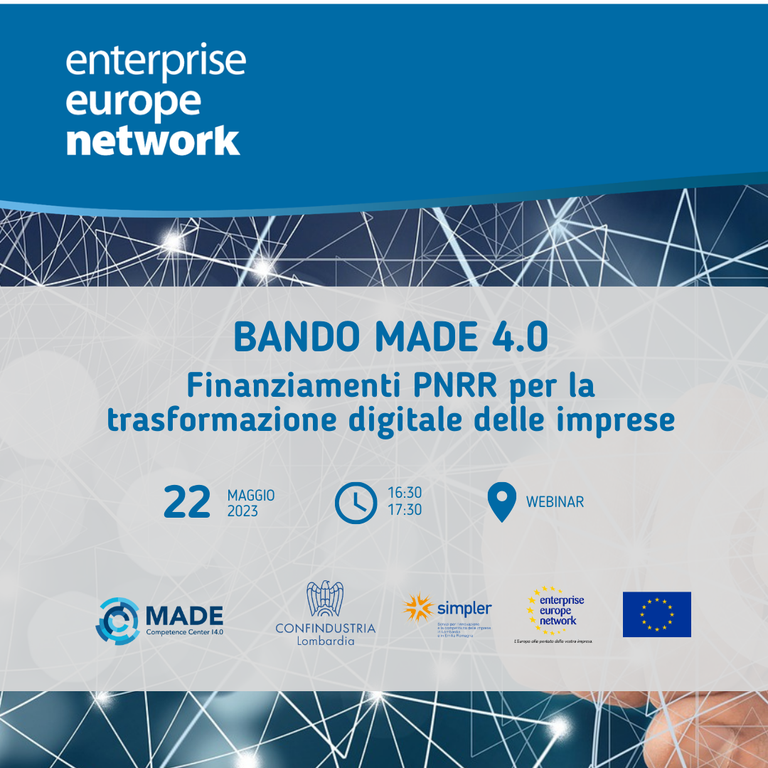 Bando MADE 4.0: finanziamenti PNRR per la trasformazione digitale delle imprese 