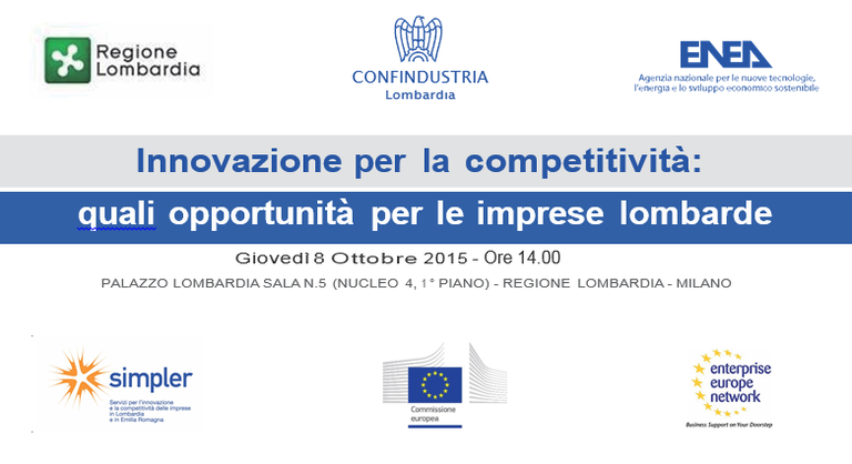 Innovazione per la competitività: quali opportunità per le imprese lombarde